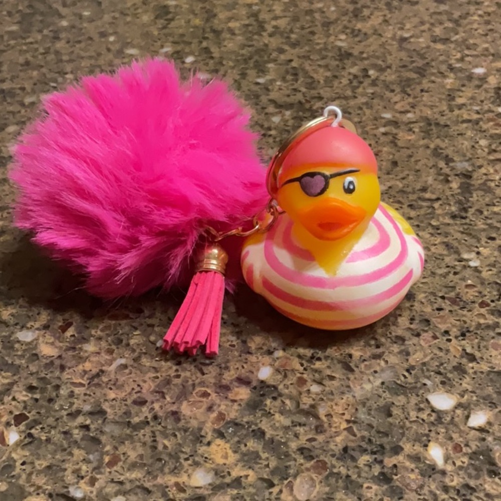 PINK PIRATE RUBBER DUCKIE